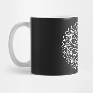 Mandala in White Mug